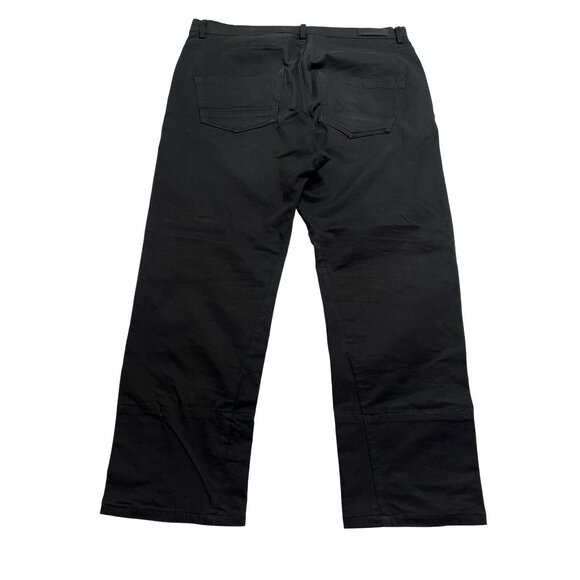 Mr. Completely Front Pocket Button Fly Jeans in Black - Picture 3 of 4